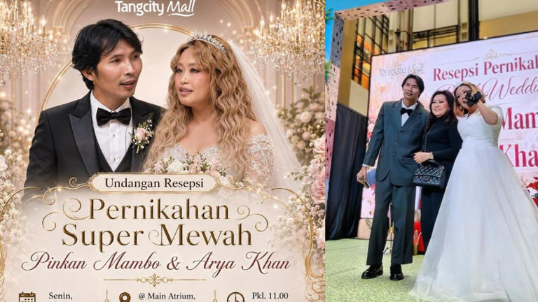 Anti-Mainstream! Pinkan Mambo Gelar Pesta Pernikahan Di Mall
