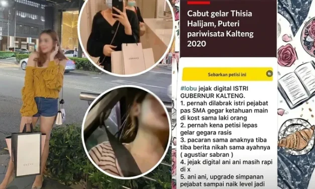 Di Tengah Karhutla, Ucapan Ultah Istri Gubernur Kalteng Tuai Kritik